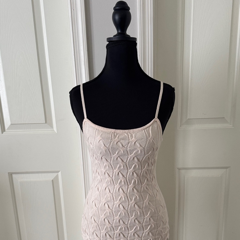 SHEIN Cream Knit Dress and Cardigan Set - Picture 5 of 6